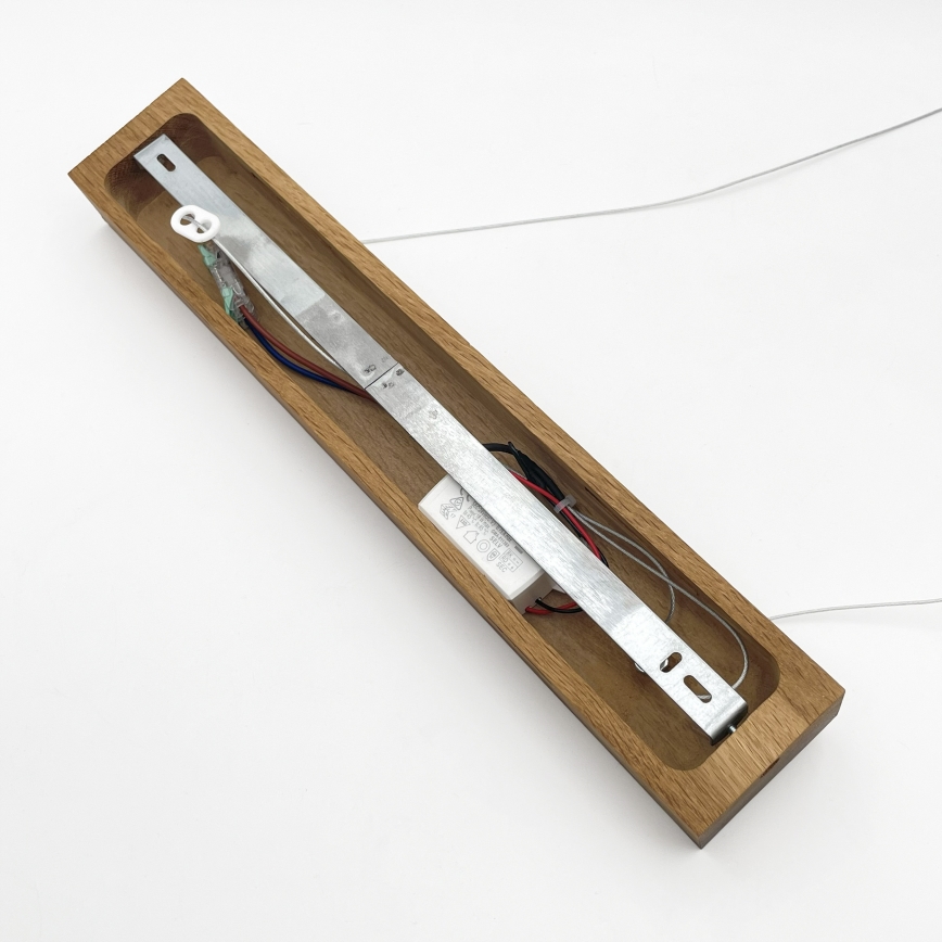 Κρεμαστό φωτιστικό LED σε καλώδιο VERDE LED/18W/230V 3000K 76 cm δρυς