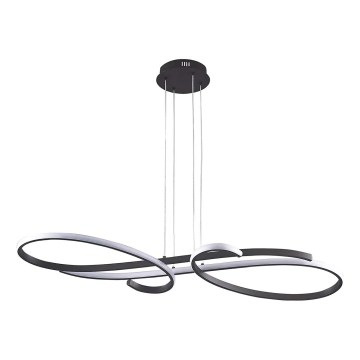Κρεμαστό φωτιστικό LED σε καλώδιο VIOLIN LED/40W/230V, μαύρο