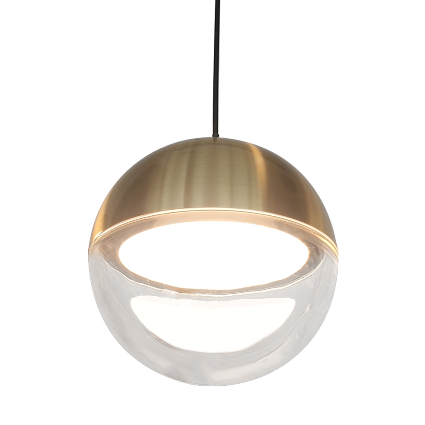 Κρεμαστό φωτιστικό LED σε καλώδιο ZIREA LED/7W/230V χρυσό