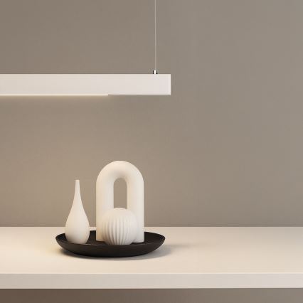 Κρεμαστό φωτιστικό LED με ανάρτηση σε καλώδιο LINEA LED/36W/230V 3000/4000/5700K CRI 90 λευκό