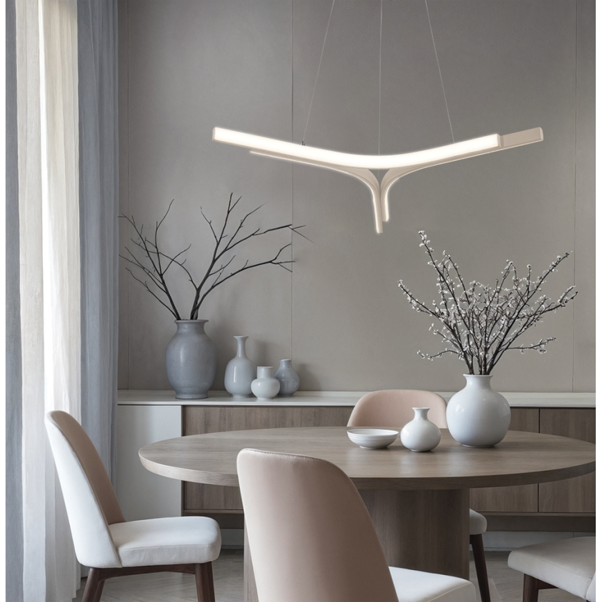 Κρεμαστό φωτιστικό LED με καλώδιο ALTA LED/30W/230V ασημί