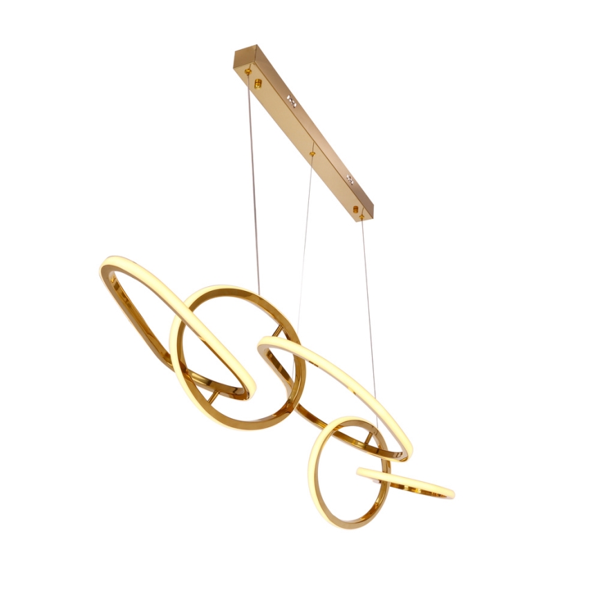 Κρεμαστό φωτιστικό LED με καλώδιο ANNELI LED/45W/230V 125 cm χρυσό