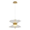 Κρεμαστό φωτιστικό LED με καλώδιο BUTTERFLY 2xLED/10W/230V 3000K χρυσό
