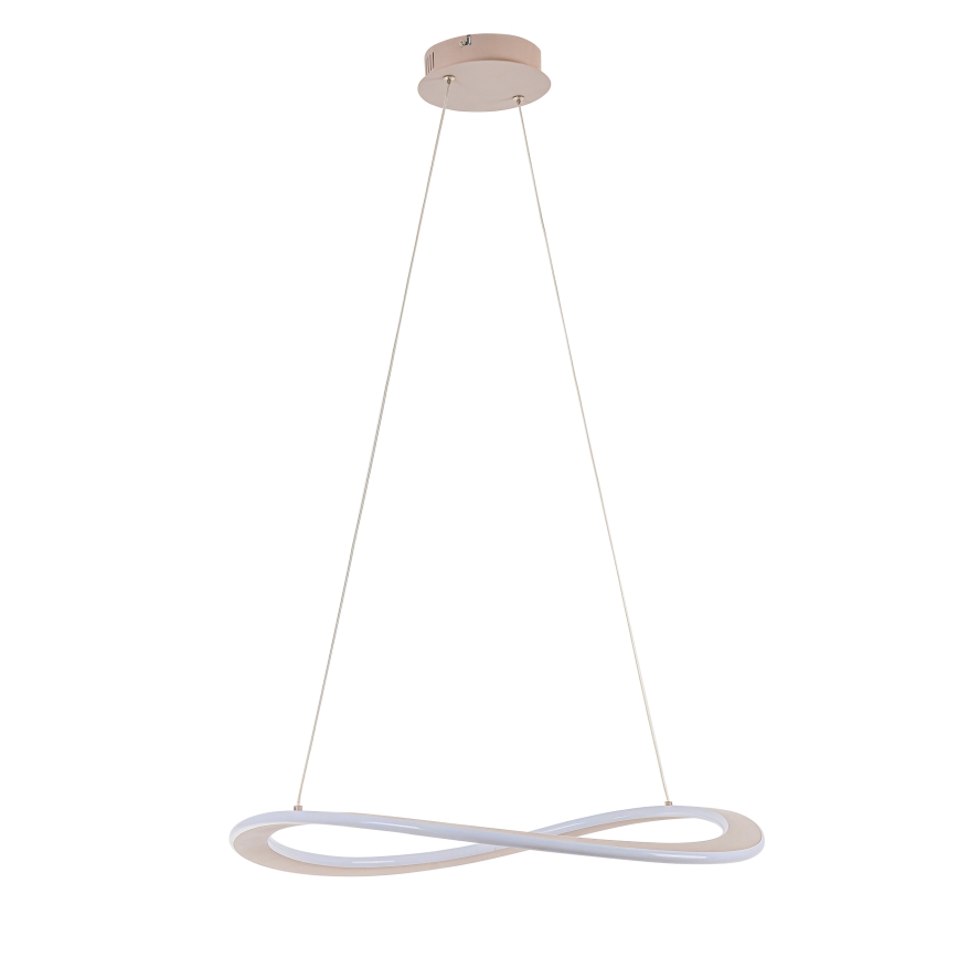 Κρεμαστό φωτιστικό LED με καλώδιο CASHMERE LED/40W/230V Ø 59,5 εκ. μπεζ