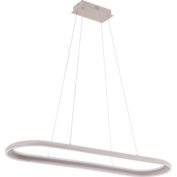 Κρεμαστό φωτιστικό LED με καλώδιο CASHMERE LED/80W/230V 30x100 cm μπεζ