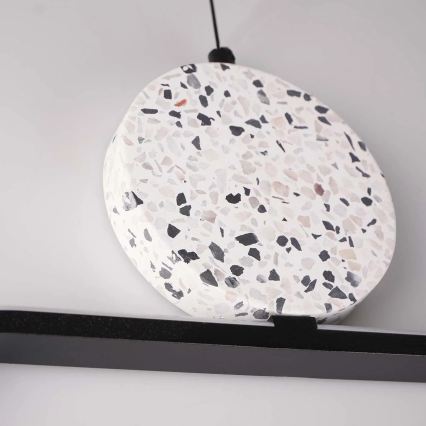 Κρεμαστό φωτιστικό LED με καλώδιο FLORENTYNA LED/48W/230V 4000K μαύρο/λευκό