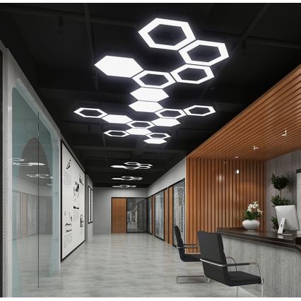 Κρεμαστό φωτιστικό LED με καλώδιο LED/20W/230V μαύρο