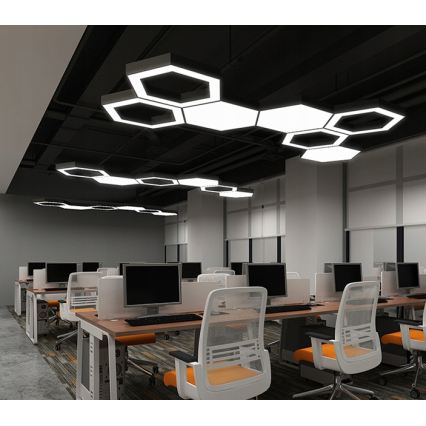 Κρεμαστό φωτιστικό LED με καλώδιο LED/20W/230V μαύρο