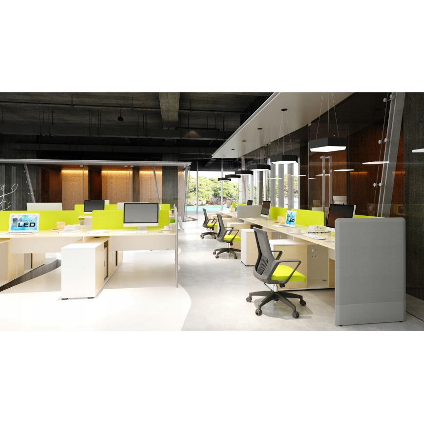 Κρεμαστό φωτιστικό LED με καλώδιο LED/20W/230V μαύρο