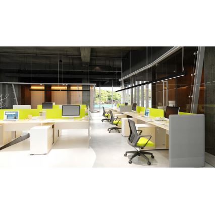 Κρεμαστό φωτιστικό LED με καλώδιο LED/44W/230V 3000K 120 cm μαύρο