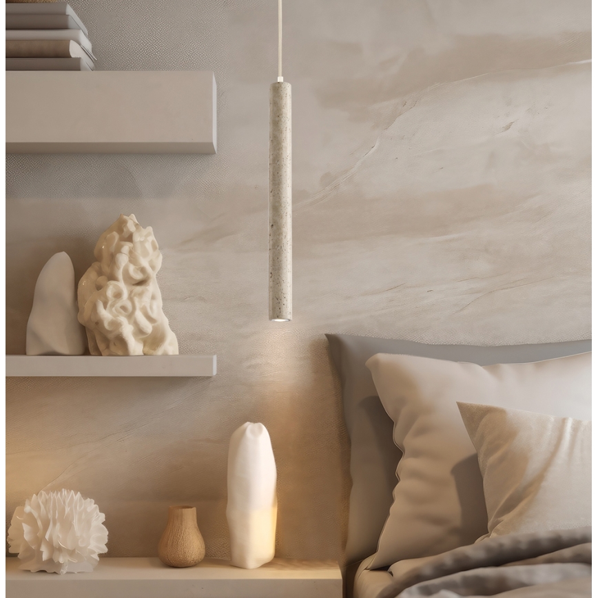 Κρεμαστό φωτιστικό LED με καλώδιο LEONARD LED/7W/230V μπεζ