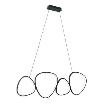 Κρεμαστό φωτιστικό LED με καλώδιο PETRA LED/48W/230V 4000K μαύρο