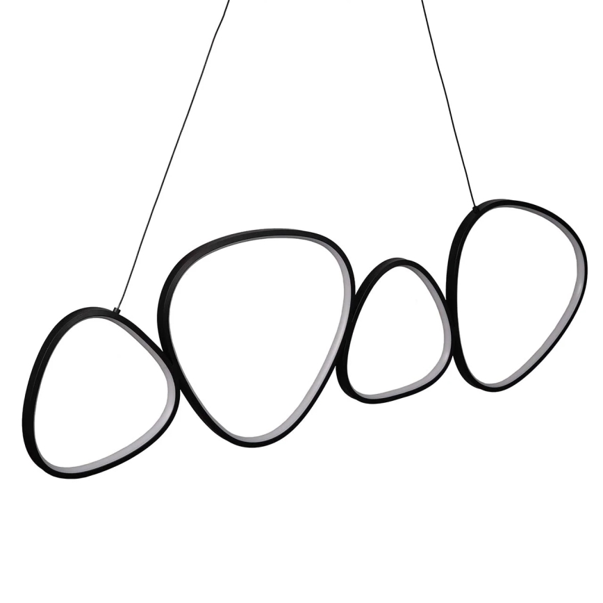 Κρεμαστό φωτιστικό LED με καλώδιο PETRA LED/48W/230V 4000K μαύρο