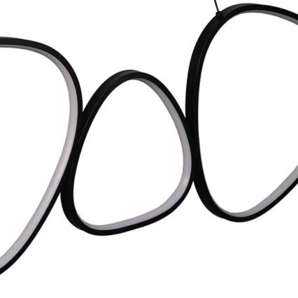 Κρεμαστό φωτιστικό LED με καλώδιο PETRA LED/48W/230V 4000K μαύρο