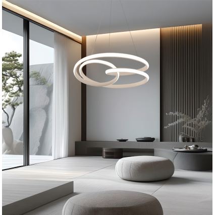 Κρεμαστό φωτιστικό LED με καλώδιο RIBBON LED/42W/230V μπεζ