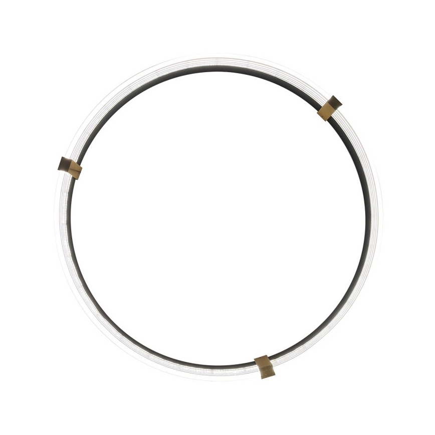 Κρεμαστό φωτιστικό LED με καλώδιο TRIANGLE LED/40W/230V 3000/4000/6000K Ø 60 cm μαύρο