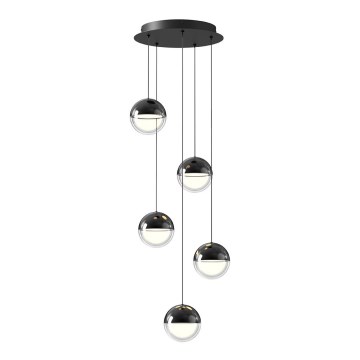 Κρεμαστό φωτιστικό LED με καλώδιο ZIREA LED/30W/230V, μαύρο
