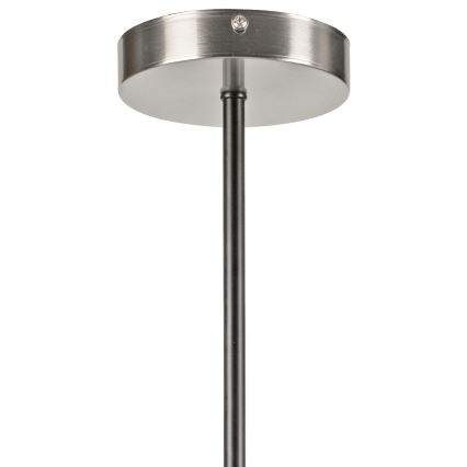 Κρεμαστό φωτιστικό LILOU 4xE14/5W/230V ματ χρώμιο/φιμέ