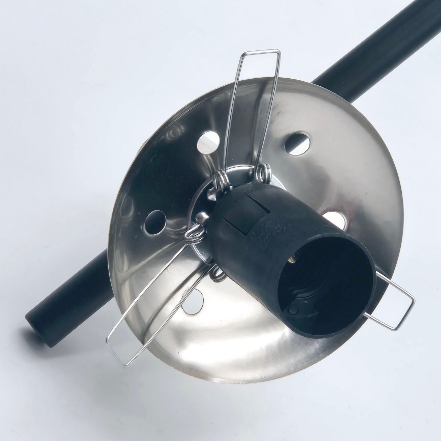 Κρεμαστό φωτιστικό LILOU 6xE14/5W/230V ματ χρώμιο/φιμέ