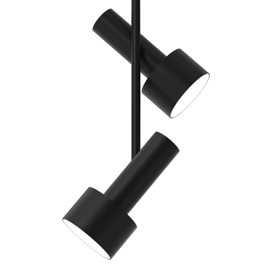 Κρεμαστό φωτιστικό LINTERNA 2xGX53/12W/230V μαύρο