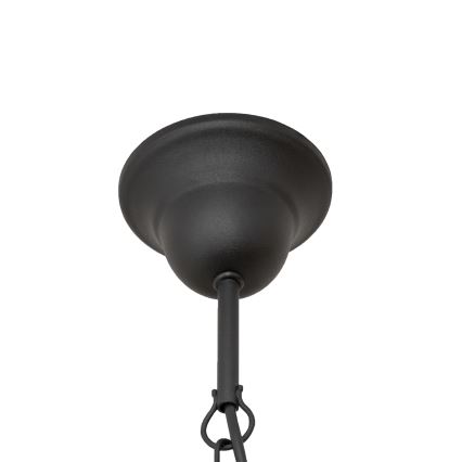 Κρεμαστό φωτιστικό MALBO με αλυσίδα 8xE14/10W/230V μαύρο