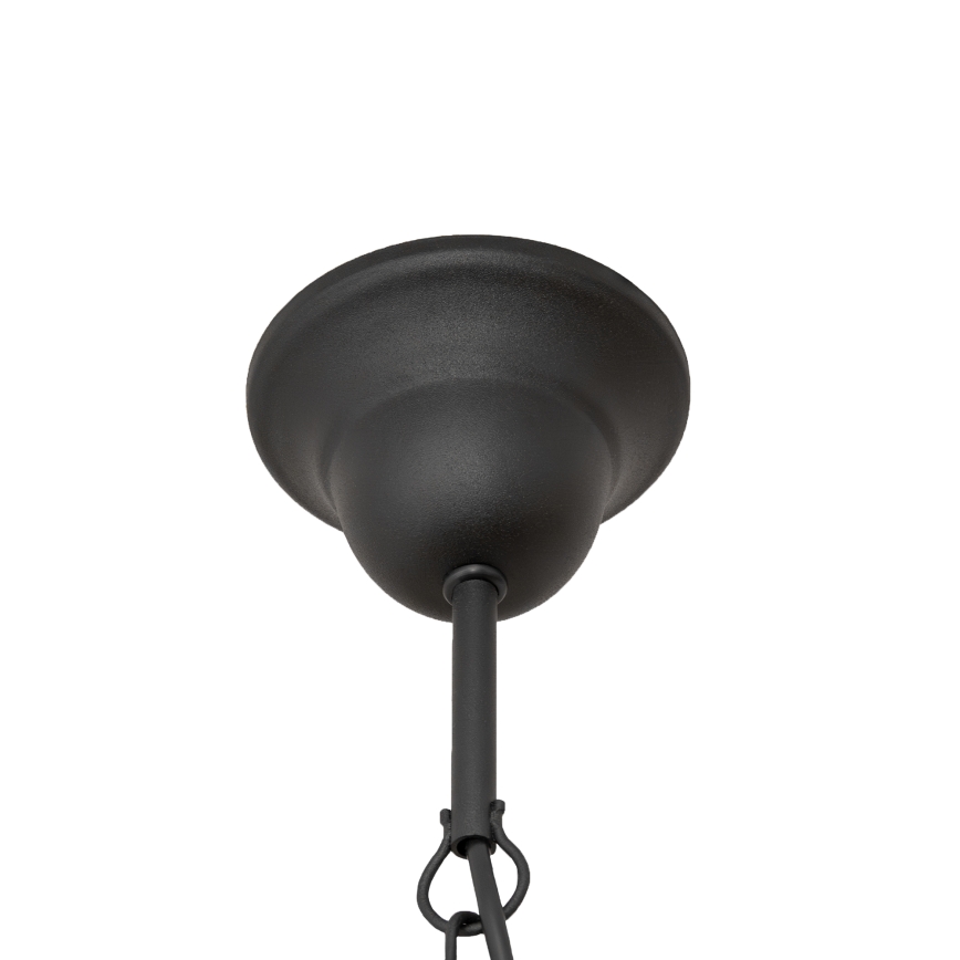 Κρεμαστό φωτιστικό MALBO με αλυσίδα 8xE14/10W/230V μαύρο