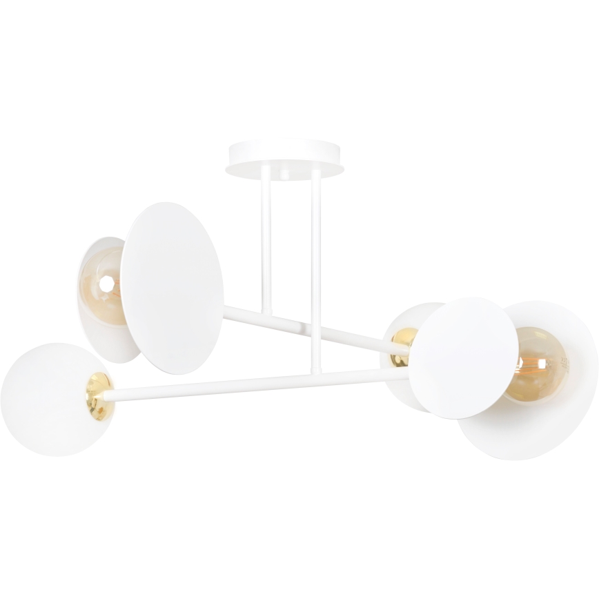 Κρεμαστό φωτιστικό MINERVA 2xE27/15W + 2xE14/10W/230V λευκό