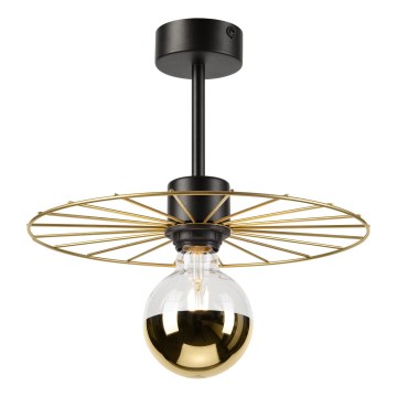 Κρεμαστό φωτιστικό MONTANA 1xE27/15W/230V διάμετρος 30 cm χρυσό/μαύρο