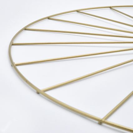 Κρεμαστό φωτιστικό MONTANA 1xE27/15W/230V διάμετρος 30 cm χρυσό/μαύρο