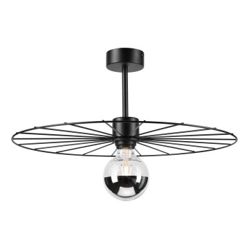 Κρεμαστό φωτιστικό MONTANA 1xE27/15W/230V διάμετρος 45 cm μαύρο