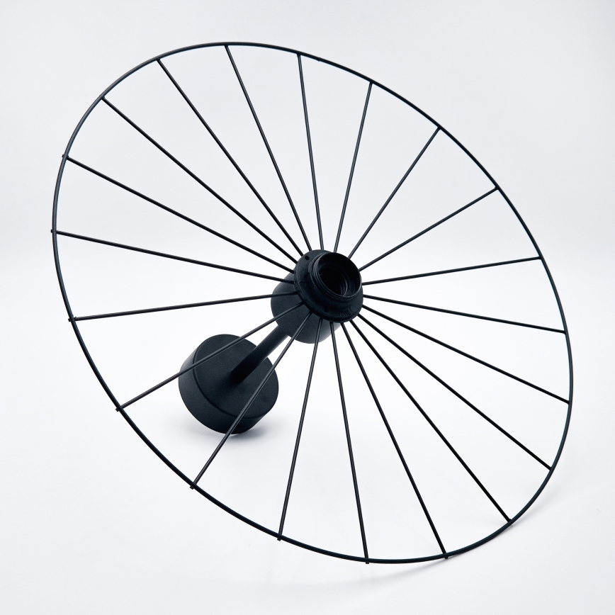 Κρεμαστό φωτιστικό MONTANA 1xE27/15W/230V διάμετρος 45 cm μαύρο