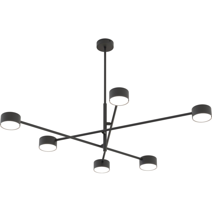 Κρεμαστό φωτιστικό NATSU 6xGX53/12W/230V μαύρο