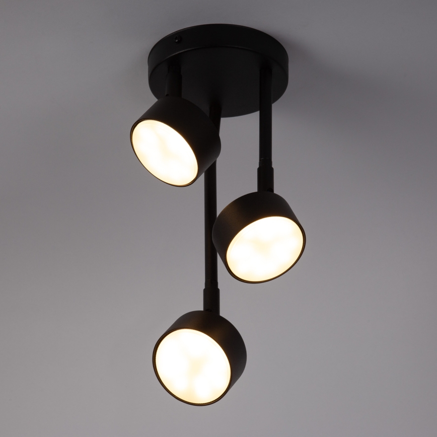 Κρεμαστό φωτιστικό NEMO 3xGX53/12W/230V μαύρο