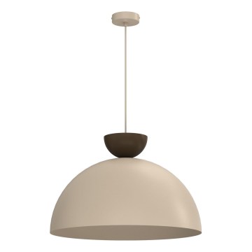 Κρεμαστό φωτιστικό NEVIS με καλώδιο, 1xE27/15W/230V, διάμετρος 50 cm, μπεζ