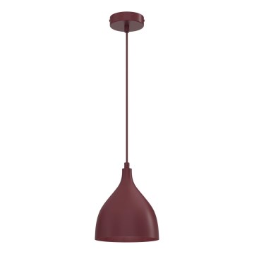 Κρεμαστό φωτιστικό NOAK CLASSIC σε καλώδιο 1xE27/15W/230V βυσσινί