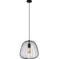 Κρεμαστό φωτιστικό OVELLA με καλώδιο, 1xE27/15W/230V, Ø 36 εκ., μαύρο