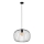 Κρεμαστό φωτιστικό OVELLA με καλώδιο, 1xE27/15W/230V, διάμ. 46 εκ., μαύρο