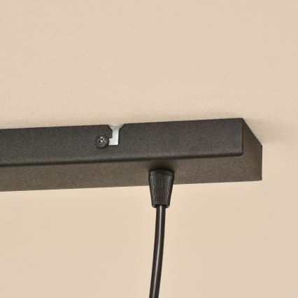 Κρεμαστό φωτιστικό σε καλώδιο ALBA 2xE27/15W/230V γκρι