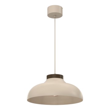 Κρεμαστό φωτιστικό σε καλώδιο BASCA 1xE27/15W/230V μπεζ/καφέ