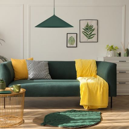 Κρεμαστό φωτιστικό σε καλώδιο CAPITAL 1xGX53/15W/230V Ø 60 cm πράσινο