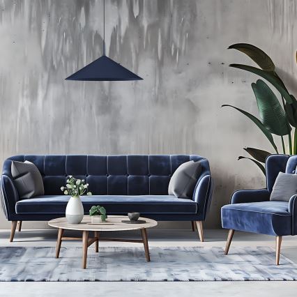 Κρεμαστό φωτιστικό σε καλώδιο CAPITAL 1xGX53/15W/230V διάμ. 60 εκ. μπλε