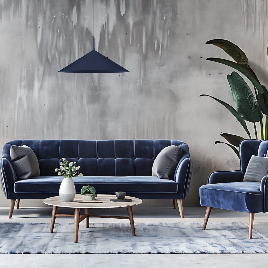 Κρεμαστό φωτιστικό σε καλώδιο CAPITAL 1xGX53/15W/230V διάμ. 60 εκ. μπλε