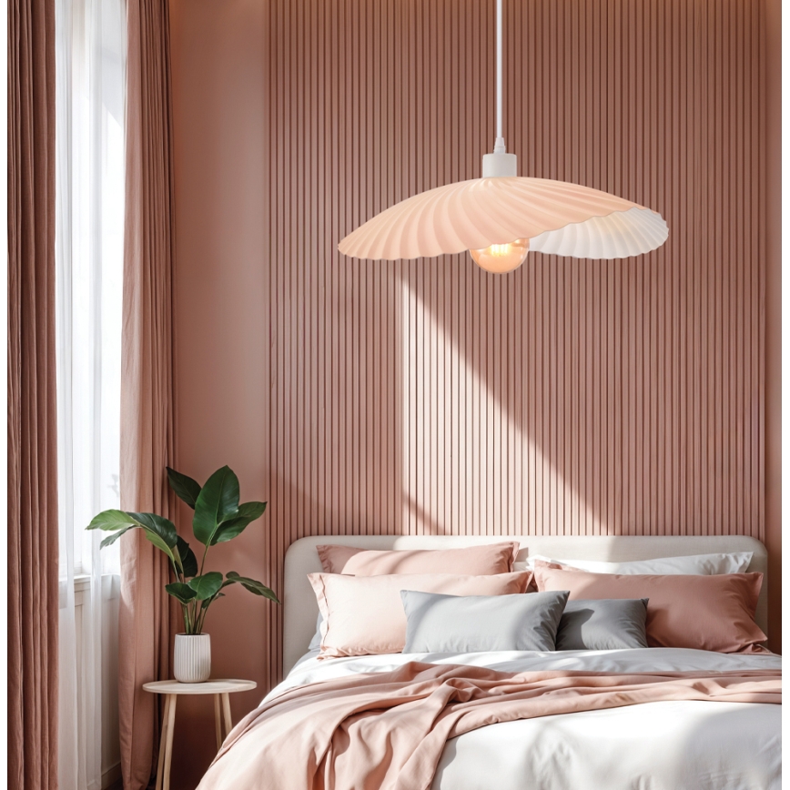 Κρεμαστό φωτιστικό σε καλώδιο DANCE 1xE27/40W/230V ροζ