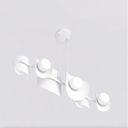 Κρεμαστό φωτιστικό σε καλώδιο ELEMENTI 6xG9/8W/230V λευκό