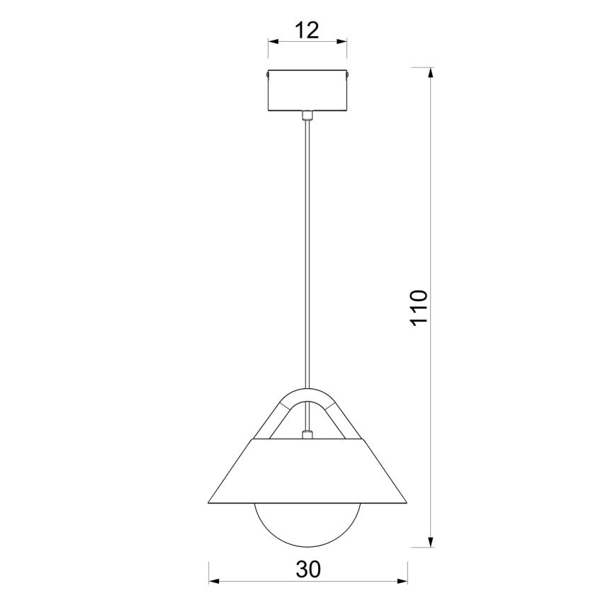 Κρεμαστό φωτιστικό σε καλώδιο FUNDA 1xE27/15W/230V μπεζ