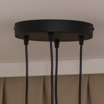 Κρεμαστό φωτιστικό σε καλώδιο GAMBIT 4xGU10/10W/230V μαύρο