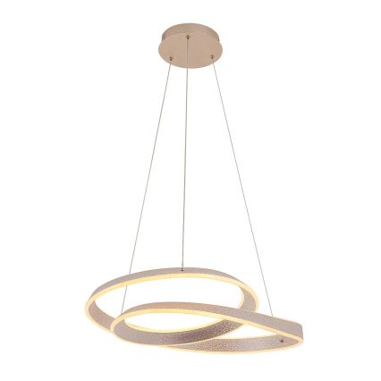 Κρεμαστό φωτιστικό σε καλώδιο GLOW LED, 75W/230V, 4000K, διάμ. 60 cm, χρυσό