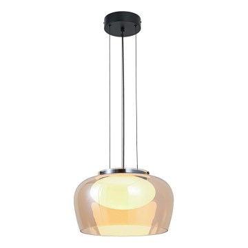 Κρεμαστό φωτιστικό σε καλώδιο INSIEME 1xGX53/10W/230V, διάμ. 35 cm, καπνιστό μπεζ