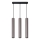Κρεμαστό φωτιστικό σε καλώδιο LUNGOMARE 3xGU10/10W/230V ματ χρώμιο