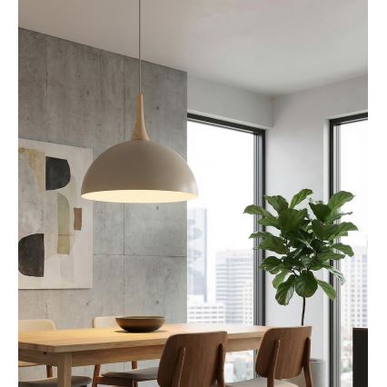 Κρεμαστό φωτιστικό σε καλώδιο NAUTICA 1xGX53/12W/230V μπεζ